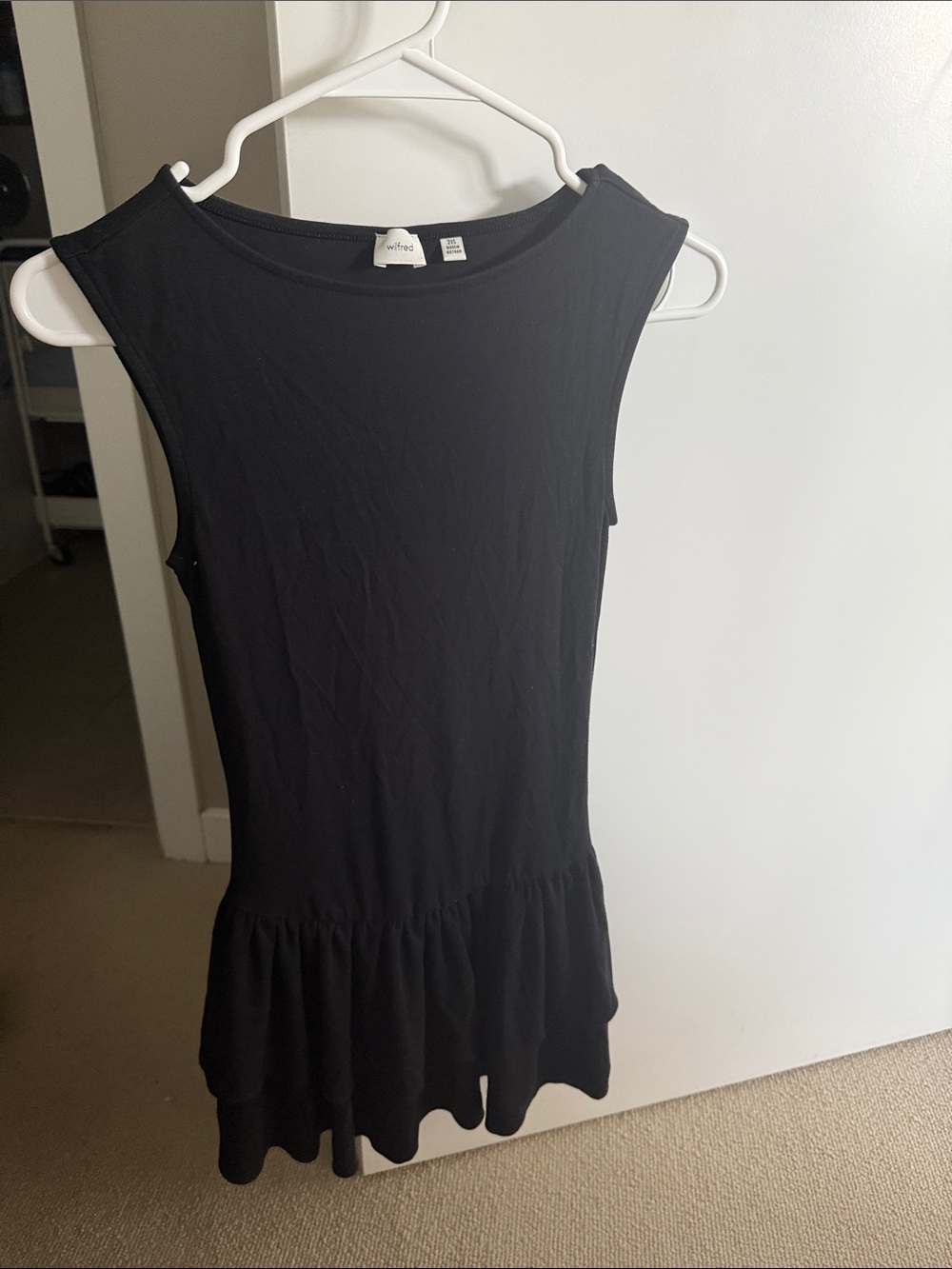 Wilfred Black Mini Dress